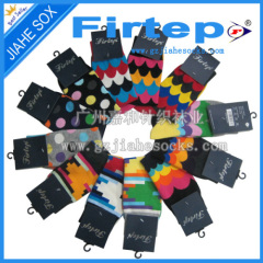 Fashion Custom Men's Socks Multi Color Cotton Casual Sock