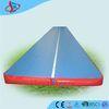 Customized inflatable trampoline tumble track for gymnasium OEM / ODM