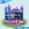 Lovely purple birthday party bounce house / inflatable air castle for kids