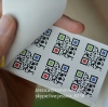 Custom Self Adhesive Unique QR Code Print Sticker Tamper Proof Adhesive Label QR Code Label Sticker