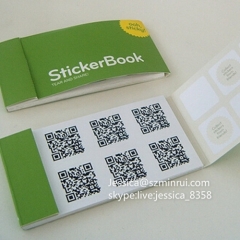 Custom QR Code Sticker Anti-counterfeit Label Barcode Security QR Code Label Paper Permanent Adhesive Sticker