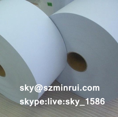 Exclusive Custom Color Destructible Label Materials Fluorescent Color Eggshell Paper Roll   
