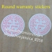 Hot Sale Adhesive Label One Time Use Sticker Warranty Void If Seal Broken Label Sticker For Mobile Phone