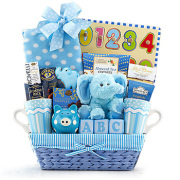 Celebrate New Life Gift Basket Boy