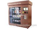 Bottles / Cans / Snacks Kiosk Vending Machine Customed with Network LCD Advertising Display