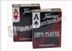 Gambling Red / Blue Spain Fournier Playing Cards With Invisible Ink