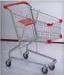 PU Wheeled Grocery Shopping Trolley Powder Plated Climb Stairs Hand Cart