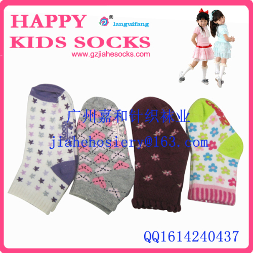 children cotton socks rubber non-slip colorful cotton socks