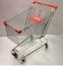 60L Four Wheel Shopping Trolley Grocery Store Carts Low Carbon Steel