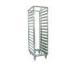 Wheeled Stainless Steel Display Racks Supermarket Bread Shelving