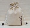 chinese style cotton drawstring cotton bag