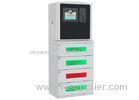 Smart Cell Phone Charging Station Box with 4 Electronic Touch Screen Lockers