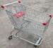 Custom Grocery Shopping Trolley Wire Cart On Wheels American Style 180 Litres