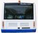 Luxury Radio + DVD + MP3 77 Passenger Airport Apron Bus With 7100mm Wheel Base
