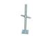 Heavy duty steel construction scaffold U head / solid / screw jack base