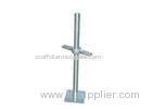 Heavy duty steel construction scaffold U head / solid / screw jack base