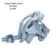 BS1139 Drop forged double scaffold connectors UK types / Galvanized pipe fittings