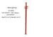 Light duty adjustable scaffolding shoring props / jack red color 1.6-4m