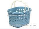 Household Portable Hand Shopping Basket Storage Plastic Baskets With Handles