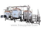 Hotel / Brewhouse Copper Beer Brewing Equipment Inner Surface Mirror Polish
