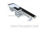 Polished 9 Feet Cash Register Table Counter Conveyor Belt Grocery Store With Aluminum Alloy Edge