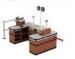 Commercial Cash Counter For Retail Store Stainless Steel Table Top ISO9002