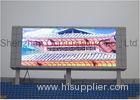 Advertising moving message rental LED display wall mounted 7000cd / m2 1 / 4scanning