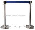 Stainless Steel Scalable Supermarket Swing Gate Safety Barrier With Belt