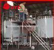 Semi-Automatic Copper Large Beer Brewing Equipment Commercial CE PED