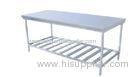 Supermarket Equipment Stainless Steel Display Racks Commercial Work Bench