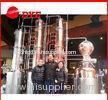 500Gal Copper Rum / Vodka Distillery Equipment Industrial 3MM Thickness