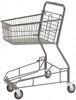 Supermarket Storage Hand Shopping Cart Grocery Basket With Wheels