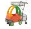 Metal 80L Kids Shopping Carts / Childrens Shopping Trolley Funny Toy Car