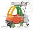 Metal 80L Kids Shopping Carts / Childrens Shopping Trolley Funny Toy Car