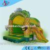 Extrior Large Inflatable Jumping Castle / Green Bouncy Castles With Slides