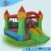 Red Indoor Playground With Bouncy Castle / Nylon Cloth Bouncy Jumping Castles