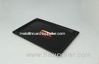 Black Rectangle Metal Cosmetic Tin Tray Packaging With Embossment
