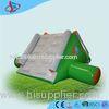 White / Green Huge Inflatable Water Park Case For Children Playground