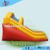 Yellow giant inflatable games / inflatable dry slide with Open Air