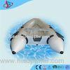 White custom kids Inflatable Water Parks funny with Aluminum Bottom