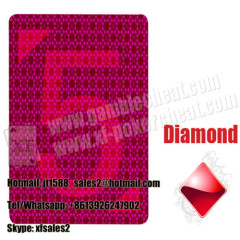 Magic Show Invisible Playing Cards/ 3A Red Poker Cards for Gambling cheat