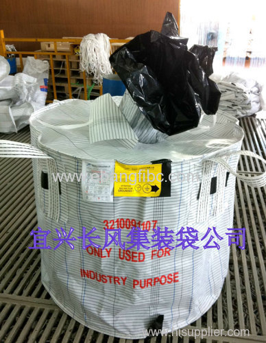 circular FIBC jumbo bag for steel balls