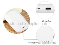 Qi Wireless Charger With Touch control switch 4000mAh Mobile Power Bank