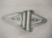 Commercial Steel White Zinc Plated Garage Door Hinges Industrial Metal Stamping