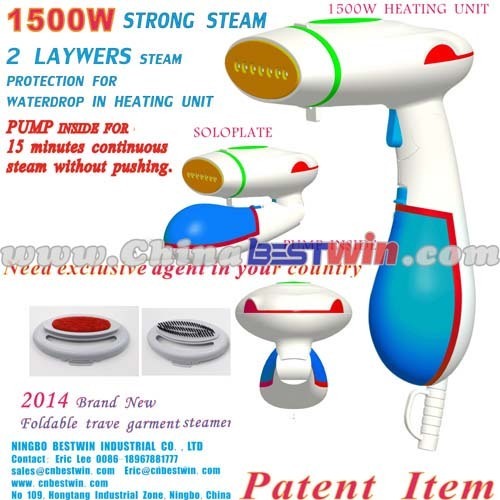 2015 Fashion Dsign Patent Garment Steamer 