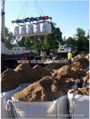 500 kg FIBC big bag for sand with flap