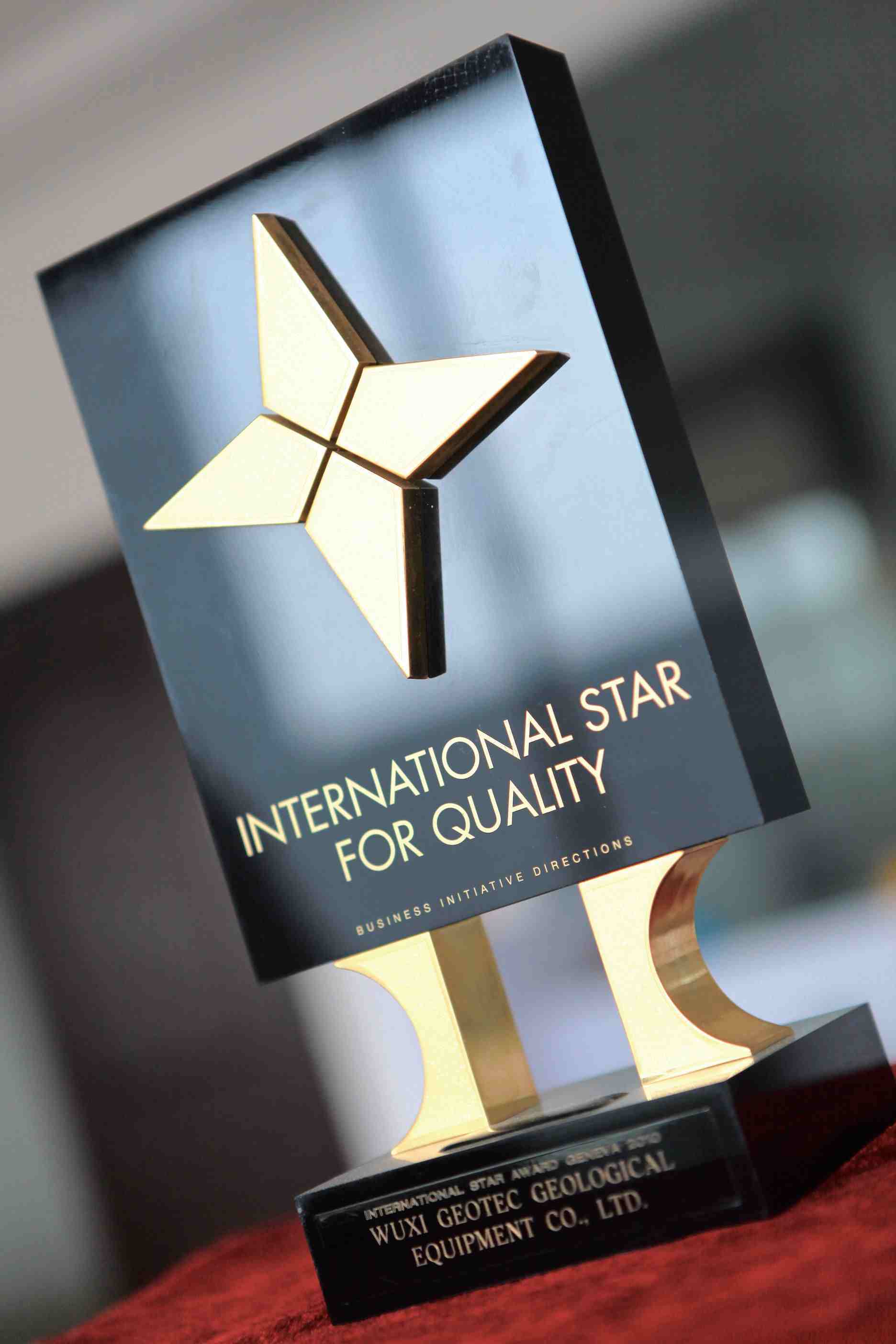 International Gold Star for Quality