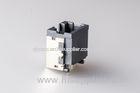 One Port RJ45 Modular Jack Connector With Sinking Plate High 8.6 mm Brass Alloy Shield