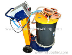 spray gun for powder coating different metal shapes/Pulverpistole