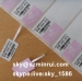 jewelry labels/price label roll/self adhesive vinyl